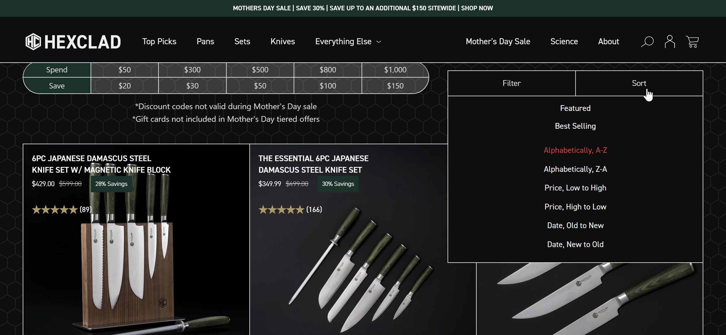 HexClad Product Page